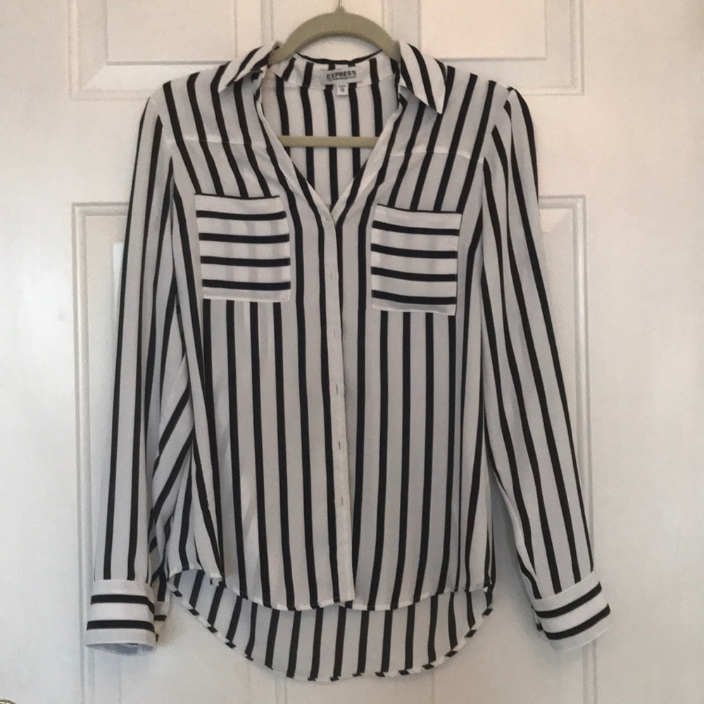 Express striped blouse